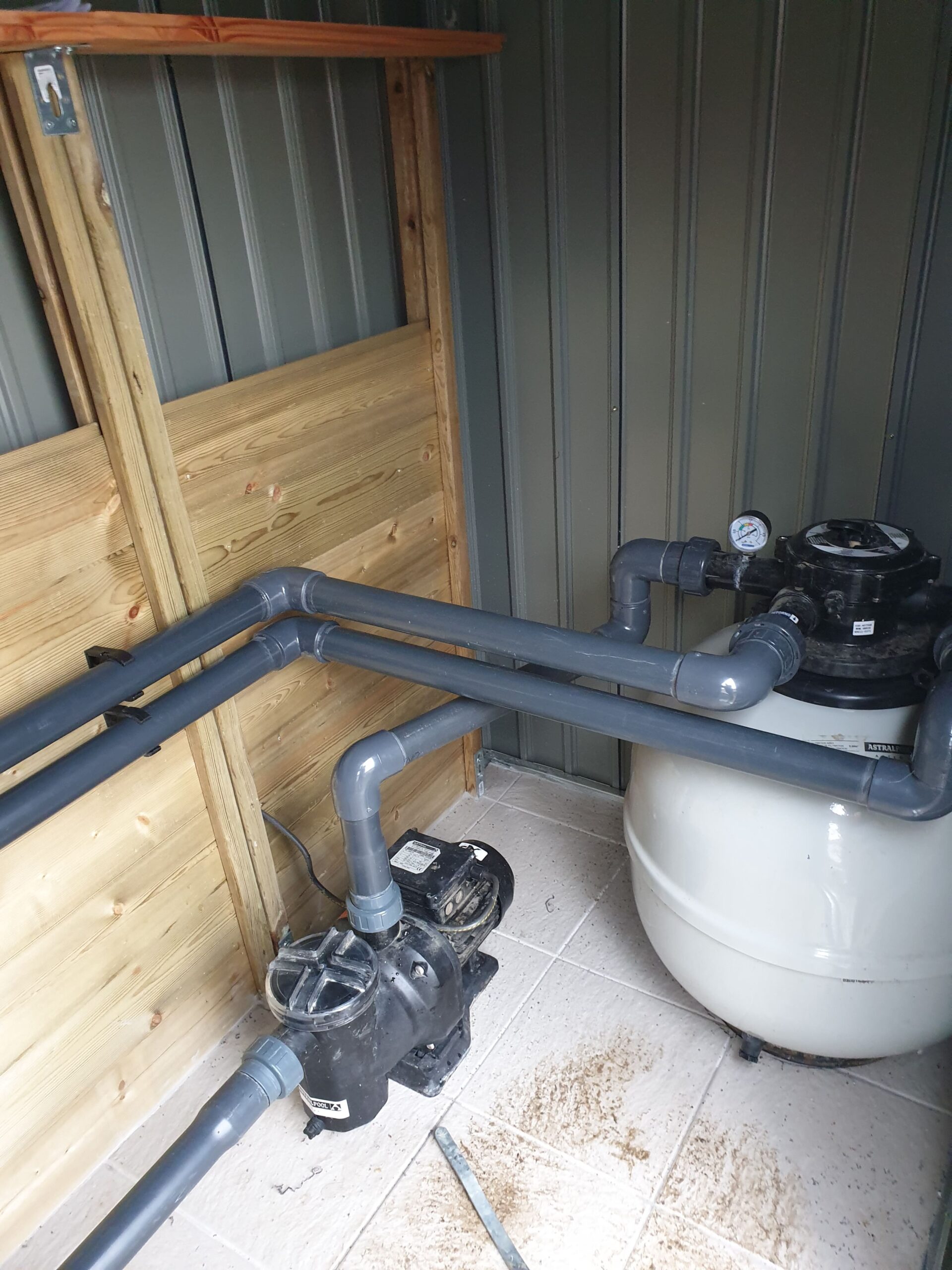 Modification du systéme de filtration et de traitement